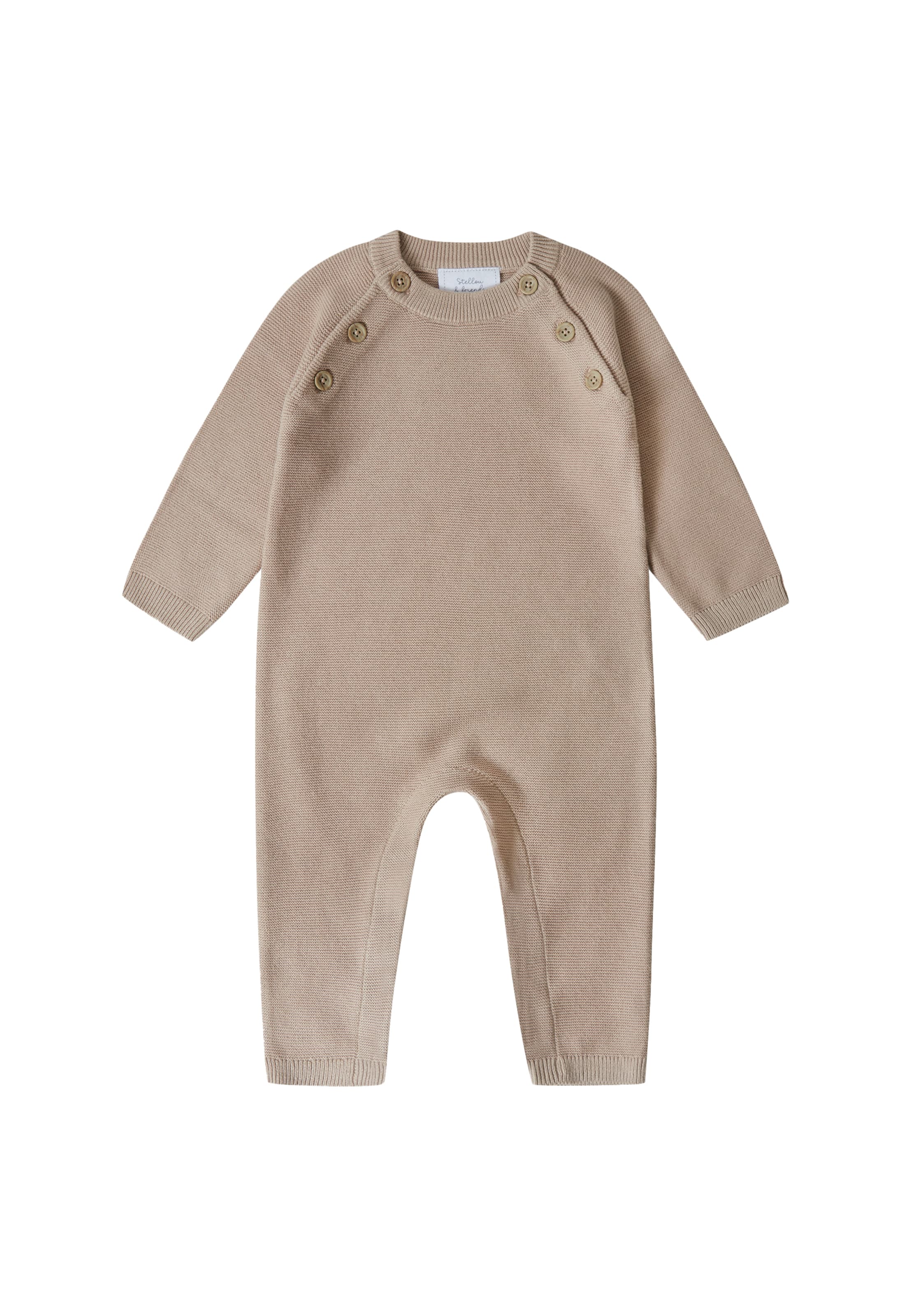 Stellou & Friends Overall in Beige: Vorderseite
