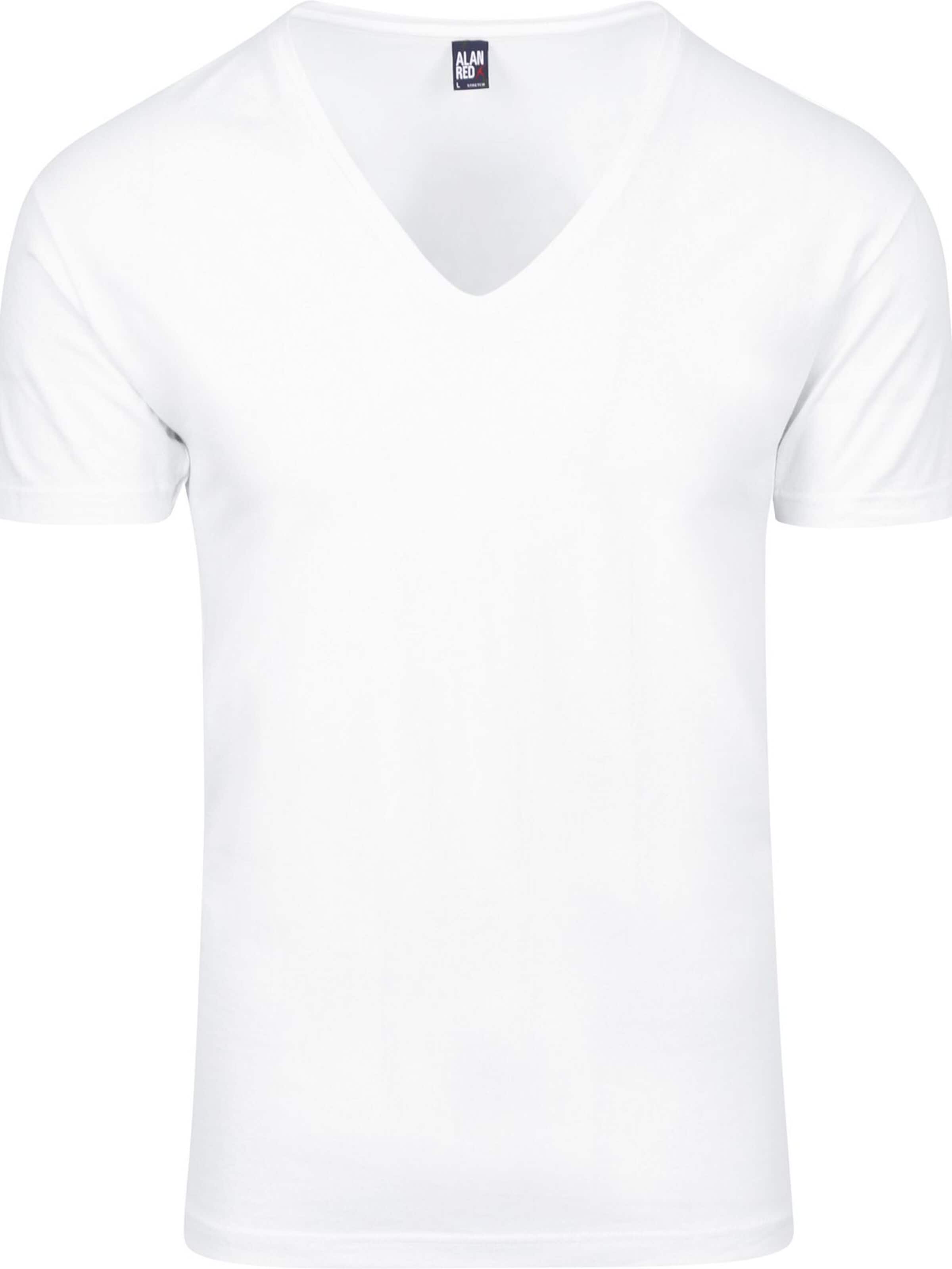 alan red Shirt 'NOV' in White