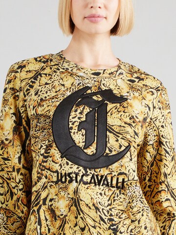 Sweat-shirt Just Cavalli en jaune