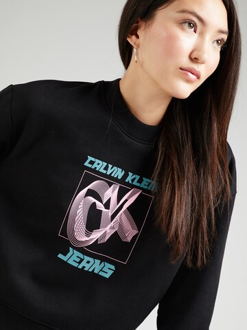 Calvin Klein Jeans Sweatshirt in Schwarz