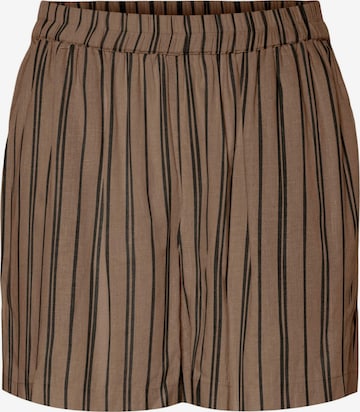 PIECES Trousers 'PCPia' in Brown: front