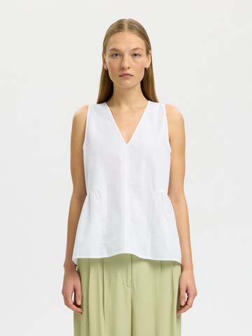 SELECTED Bluza 'SLFBLAIR' | bela barva: sprednja stran