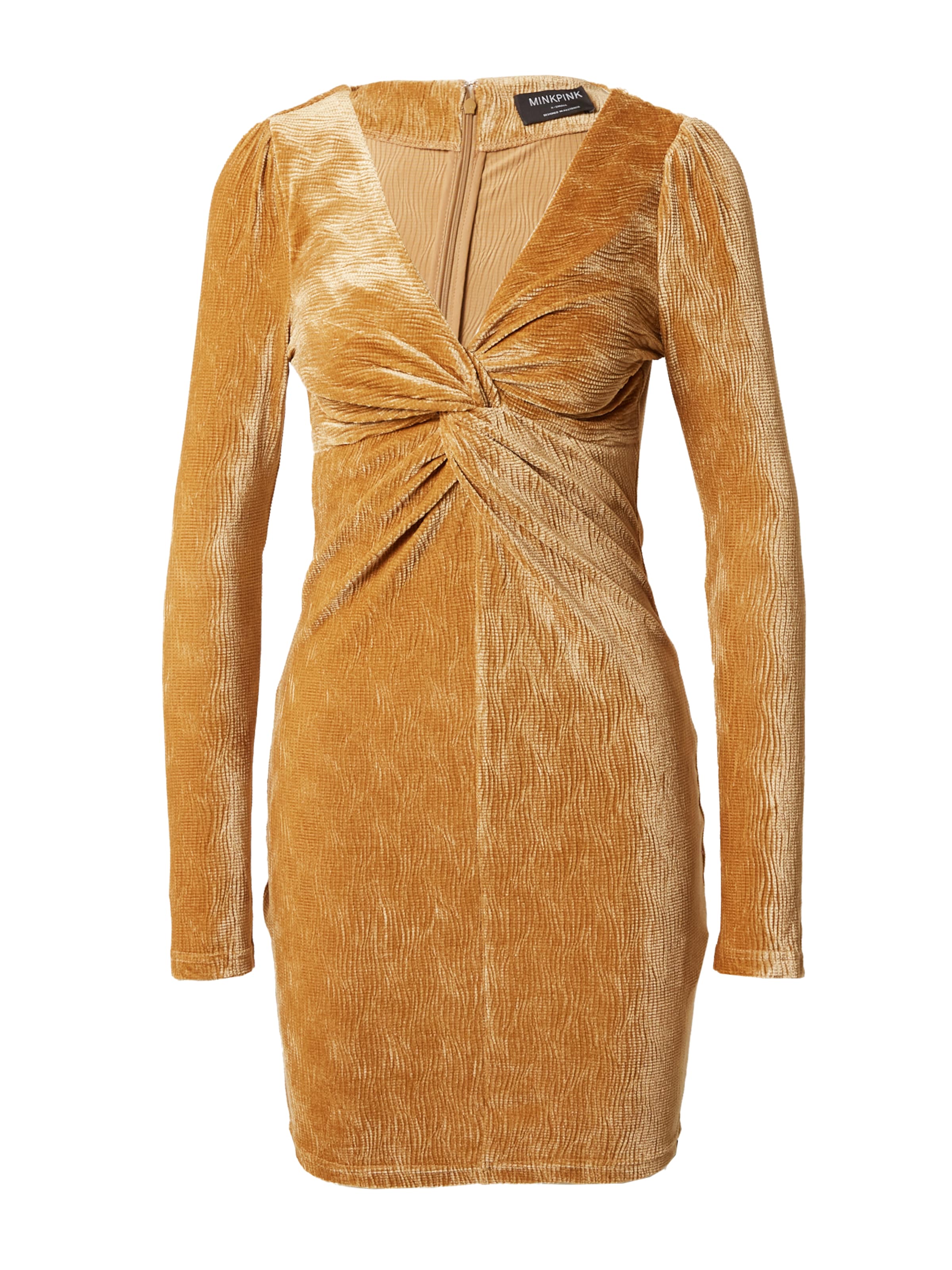 MINKPINK Рокля 'ARIANNA' в жълто: отпред