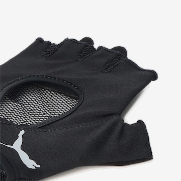 PUMA Athletic Gloves in Black