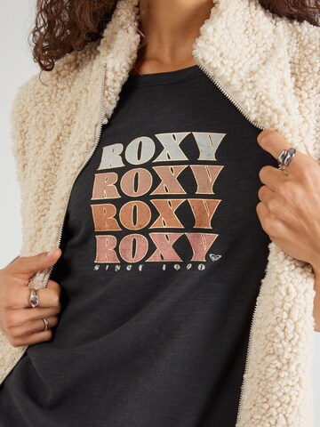 Tricou 'OCEAN AFTER' de la ROXY pe gri
