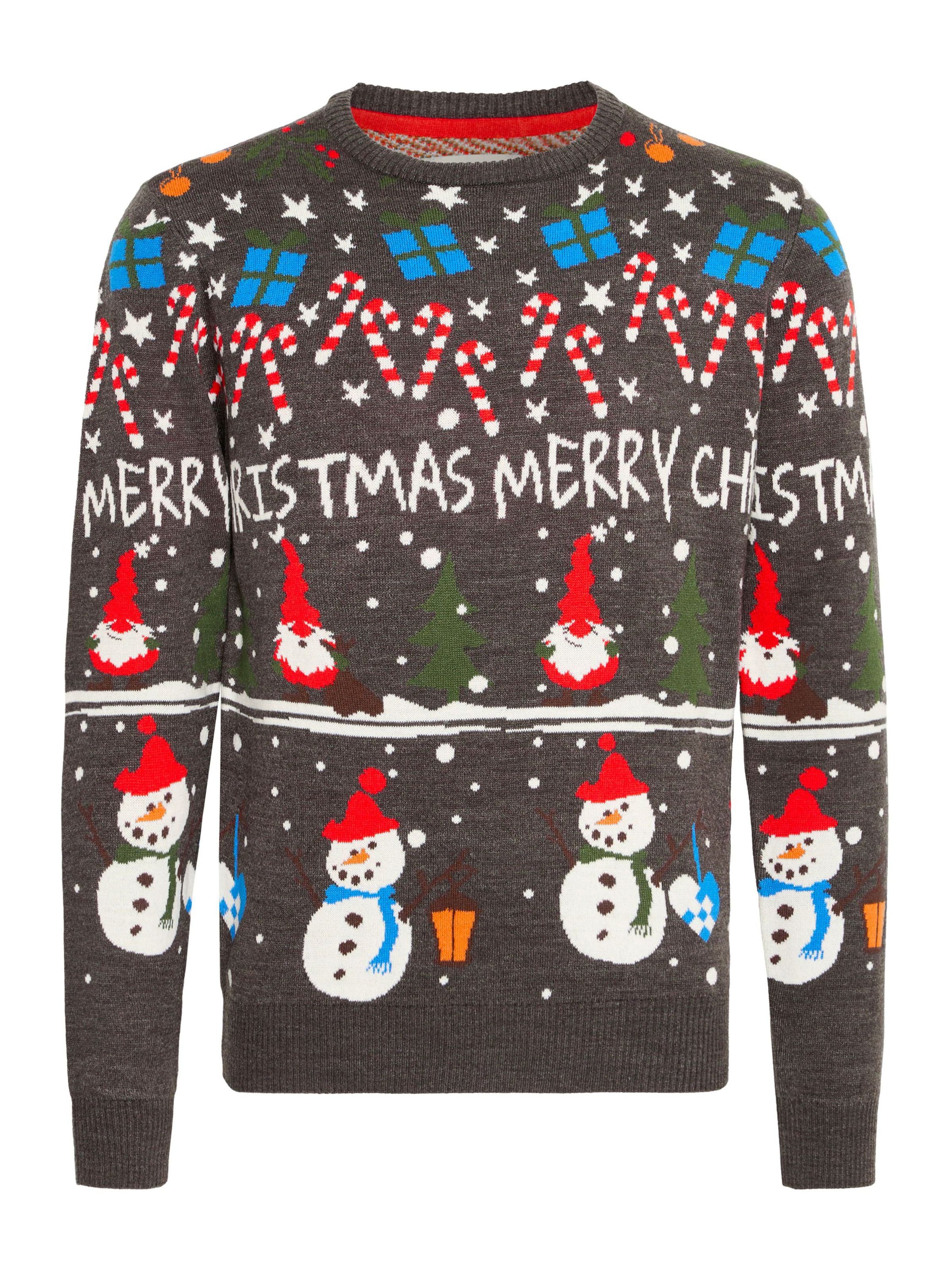 BLEND - Pullover 'Christian' em cinzento: frente