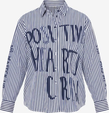 Angel of Style Bluse in Blau: Vorderseite