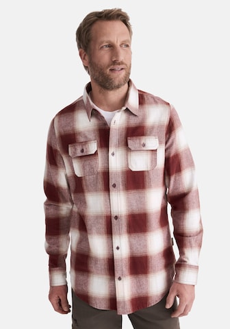 Coupe regular Chemise 'Harry' Hero en rouge : devant