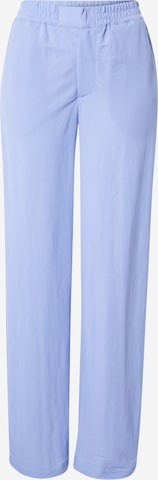 OBJECT Pleat-Front Pants 'ESTA' in Blue: front