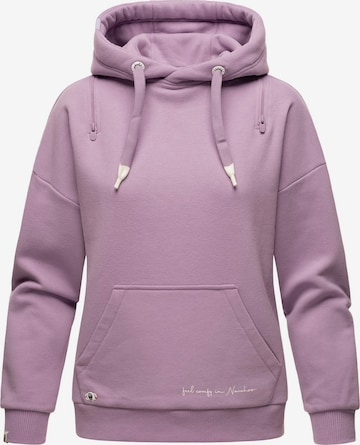 NAVAHOO Sweatshirt 'Zuckerbärchen' in Purple: front