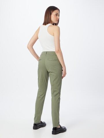 QS - Slimfit Pantalón chino en verde