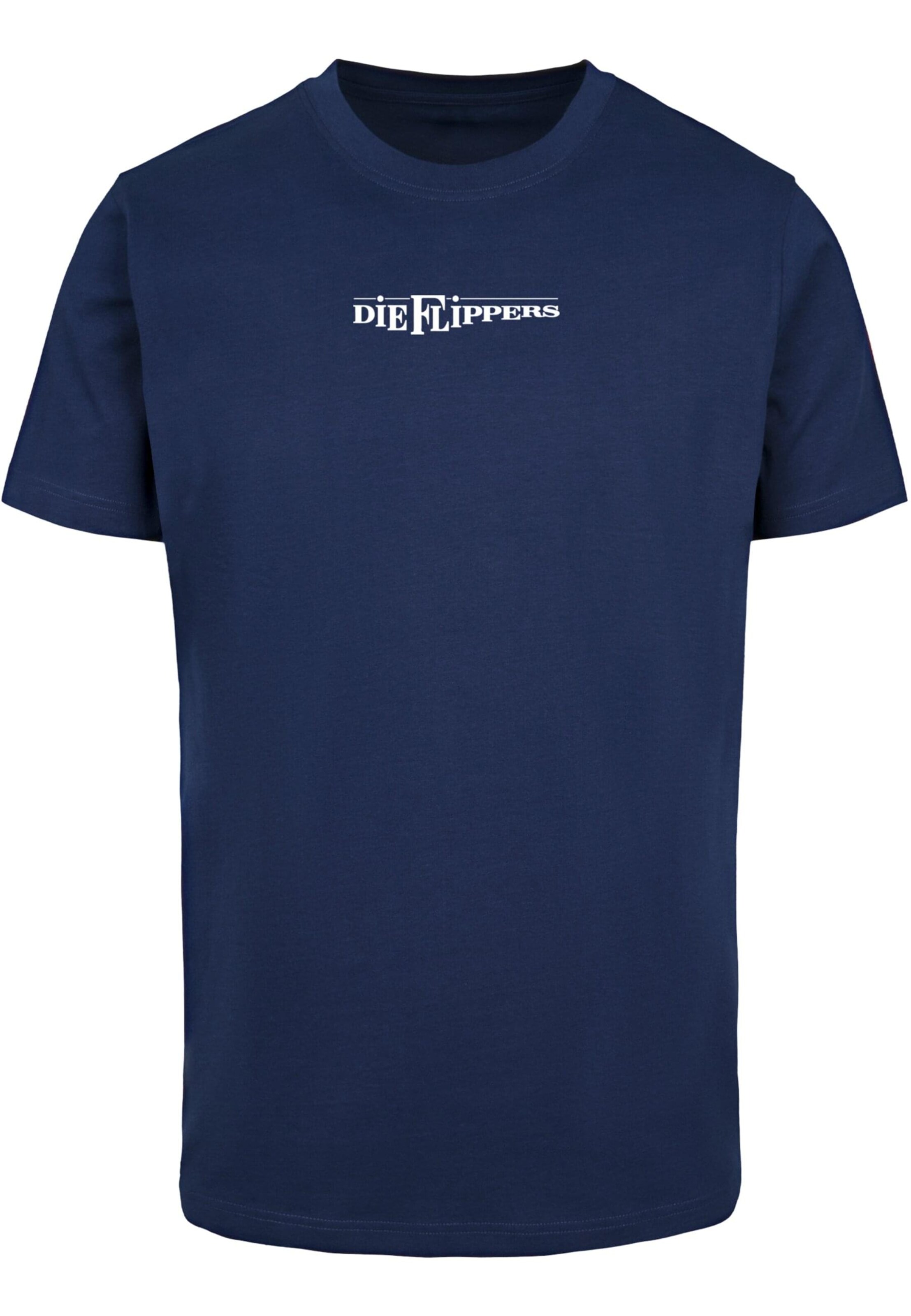 Merchcode Shirt 'Die Flippers' in Blue: front