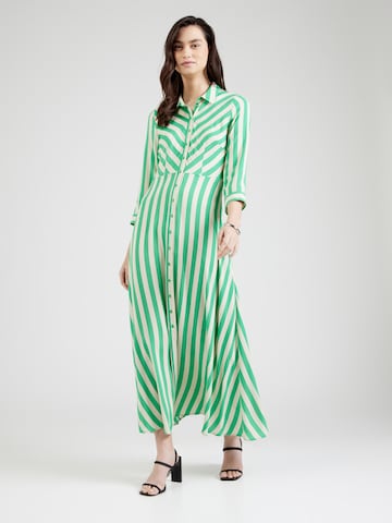 YAS Shirt Dress 'YASSavanna' in Green: front