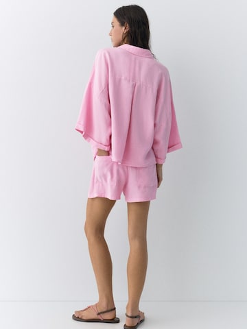 Pull&Bear Blúz 'PACIFIC' - rózsaszín