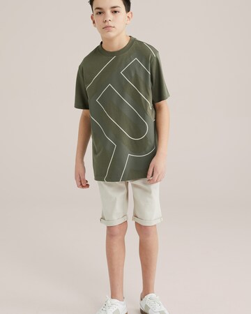 T-Shirt WE Fashion en vert