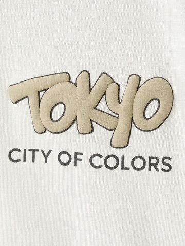 MANGO KIDS Tričko 'TOKYO' - Biela