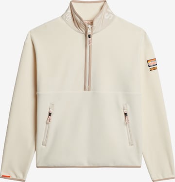 Pull-over Superdry en blanc : devant