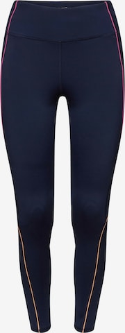 ESPRIT SPORT Skinny Workout Pants in Blue: front