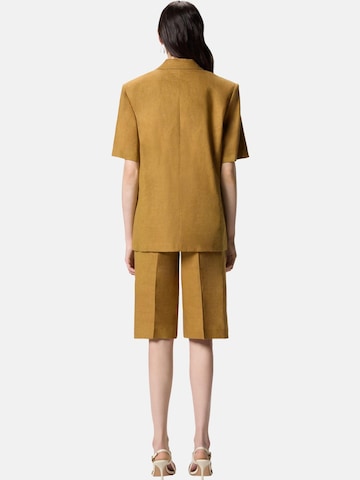 PINKO Tussenjas 'PINKO BRINDISI GIACCA TELA DI LINO GIACCA' in Bruin