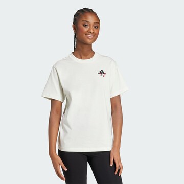 ADIDAS SPORTSWEAR Λειτουργικό μπλουζάκι 'Tiro' σε λευκό