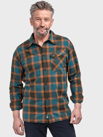 Coupe regular Chemise fonctionnelle 'Poplar' Schöffel en vert : devant