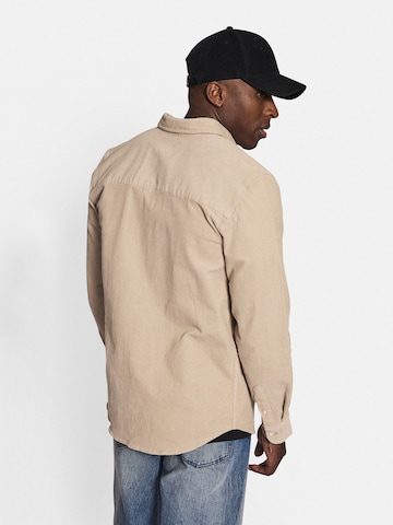 Redefined Rebel Regular fit Button Up Shirt 'Park' in Brown