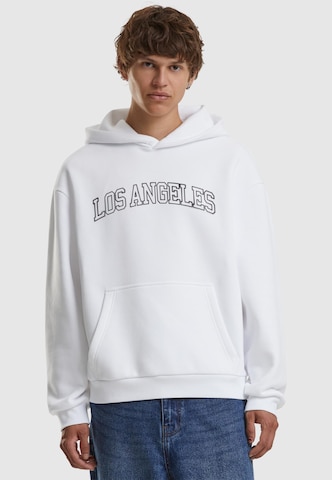 Felpa 'Los Angeles' di Mister Tee in bianco: frontale