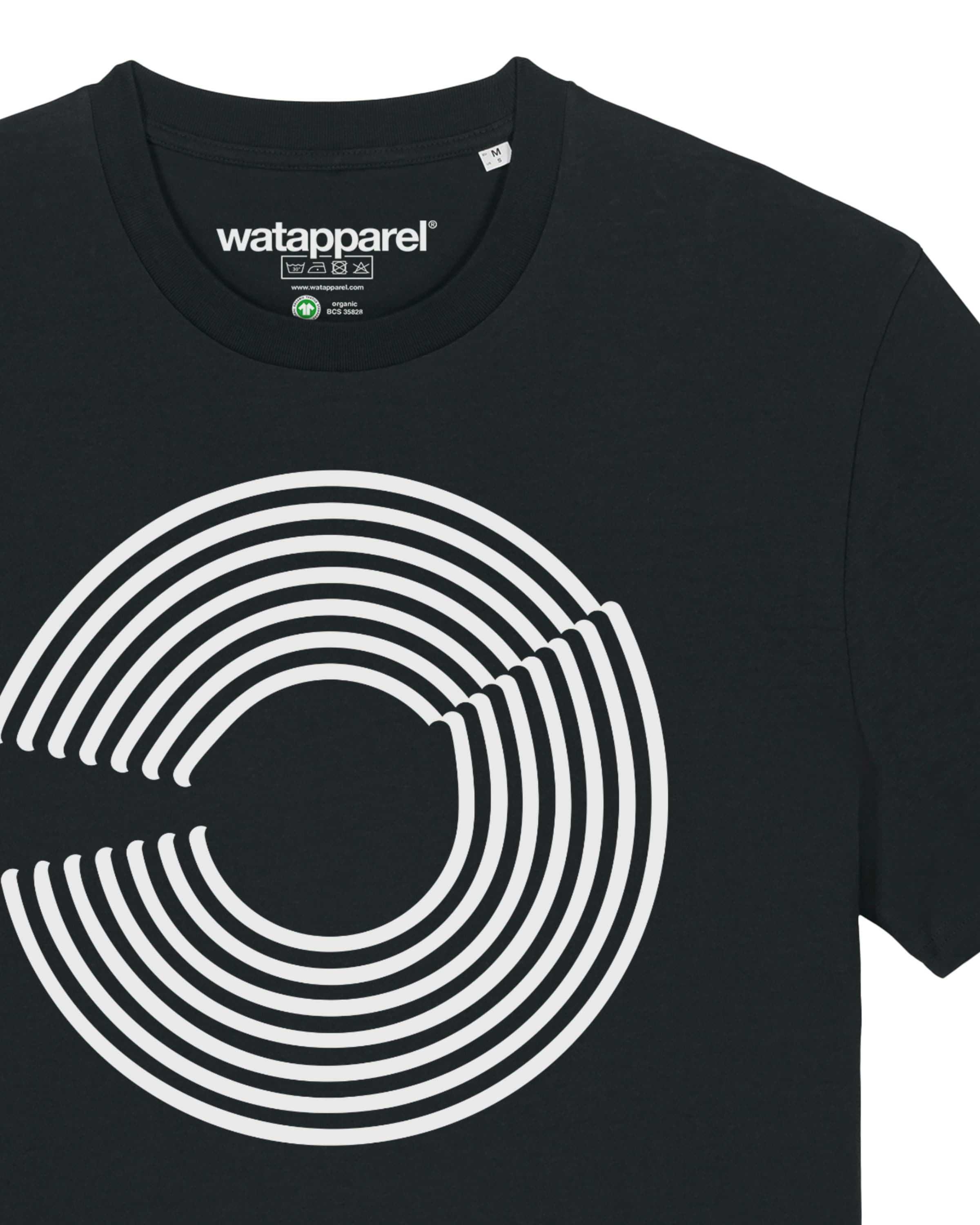 Watapparel Shirt ' Abstract 01 ' in Schwarz