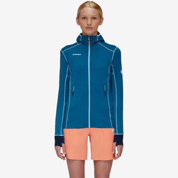 MAMMUT Athletic Fleece Jacket 'Taiss Light' in Blue: front