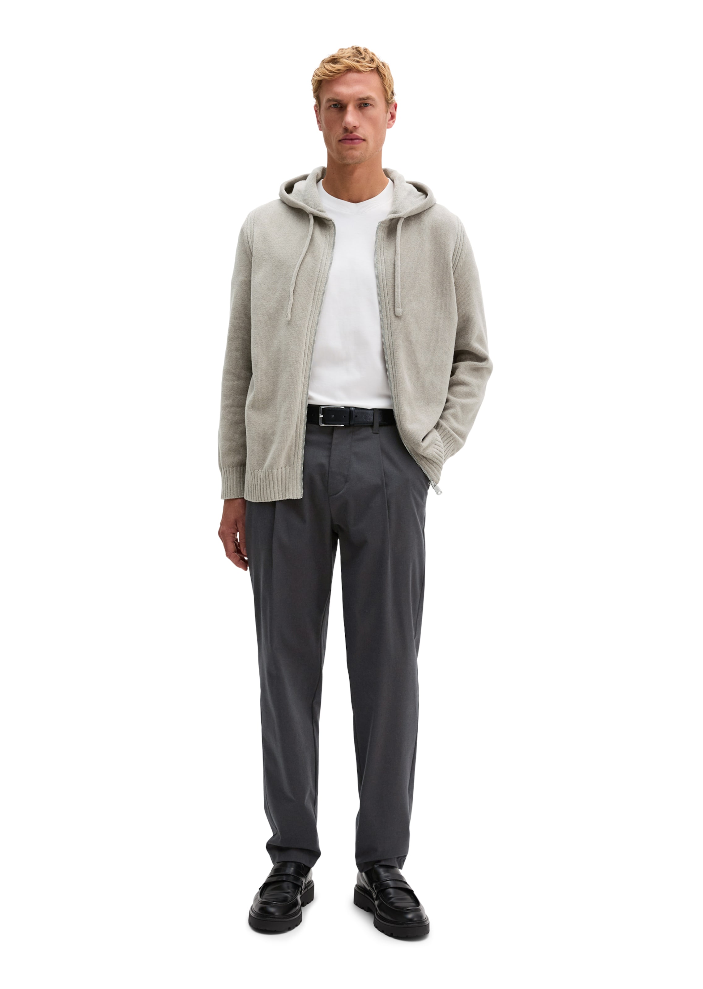 Marc O'Polo Strickjacke in Braun: Vorderseite
