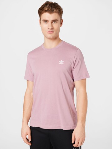 Maglietta 'Adicolor Essentials Trefoil' di ADIDAS ORIGINALS in lilla: frontale