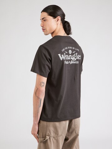 WRANGLER Póló - fekete: elől