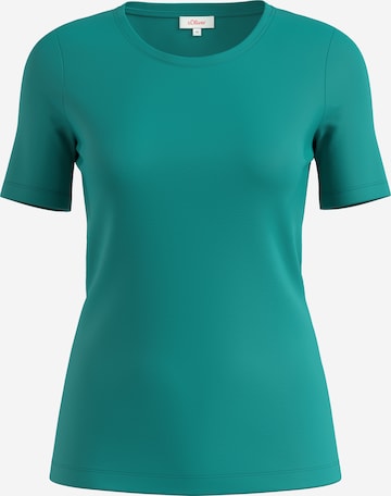 s.Oliver Shirt in Blauw: voorkant