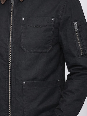 Veste mi-saison 'HEBWIN MEN' Bombers en noir