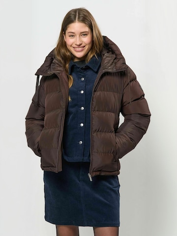 U.S. POLO ASSN. Vinterfrakke ' UWGigi ' i brun: forside