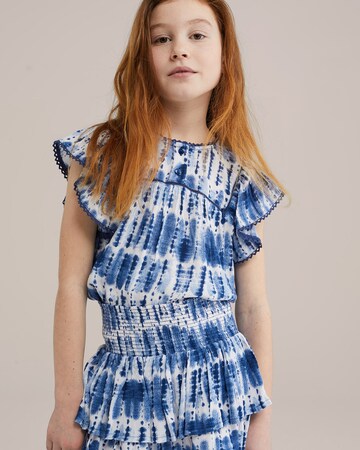 WE Fashion - Blusa en azul: frente