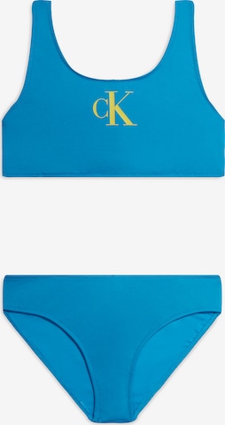 Calvin Klein Swimwear - Bikini en azul: frente