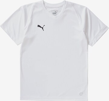 T-Shirt fonctionnel 'Liga Core' PUMA en blanc : devant