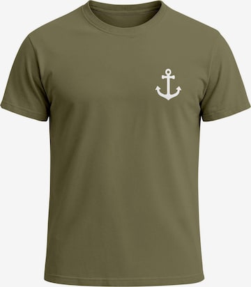 Neverless Shirt 'Anker' in Green: front