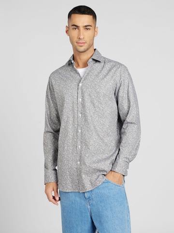 SEIDENSTICKER - Regular Fit Camisa 'Smart Essentials' em bege: frente