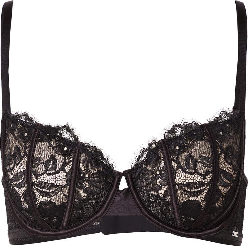 Lindex Balconette BH 'Amie' in Schwarz RN7556 Lindex Balconette BH 'Amie' in Schwarz RN7556