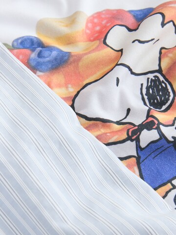 Next Πιτζάμα μακριά 'Snoopy Breakfast' σε λευκό