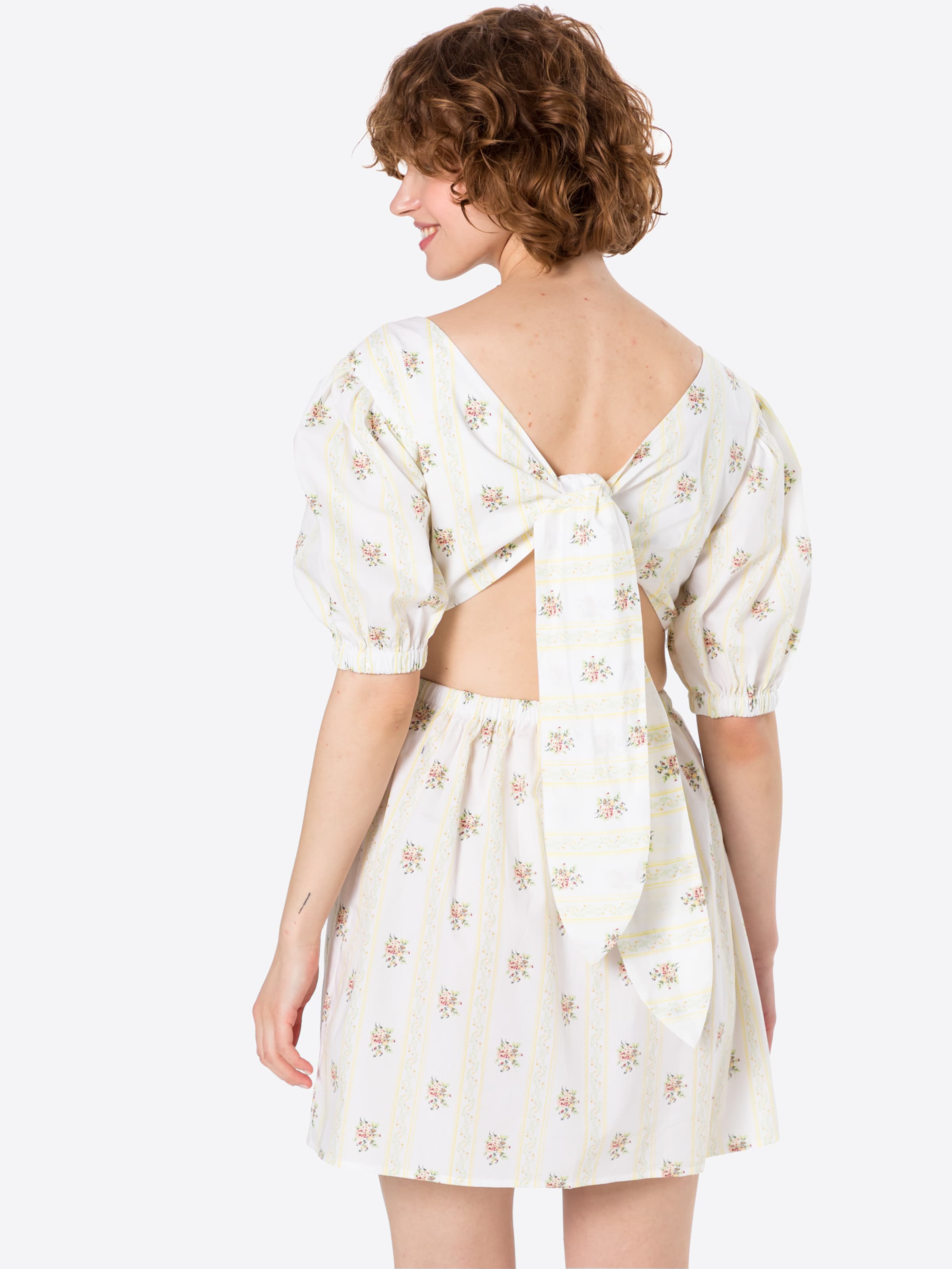 Frauen Kleider GLAMOROUS Kleid in Pastellgelb - AJ66213 Frauen Kleider GLAMOROUS Kleid in Pastellgelb - AJ66213