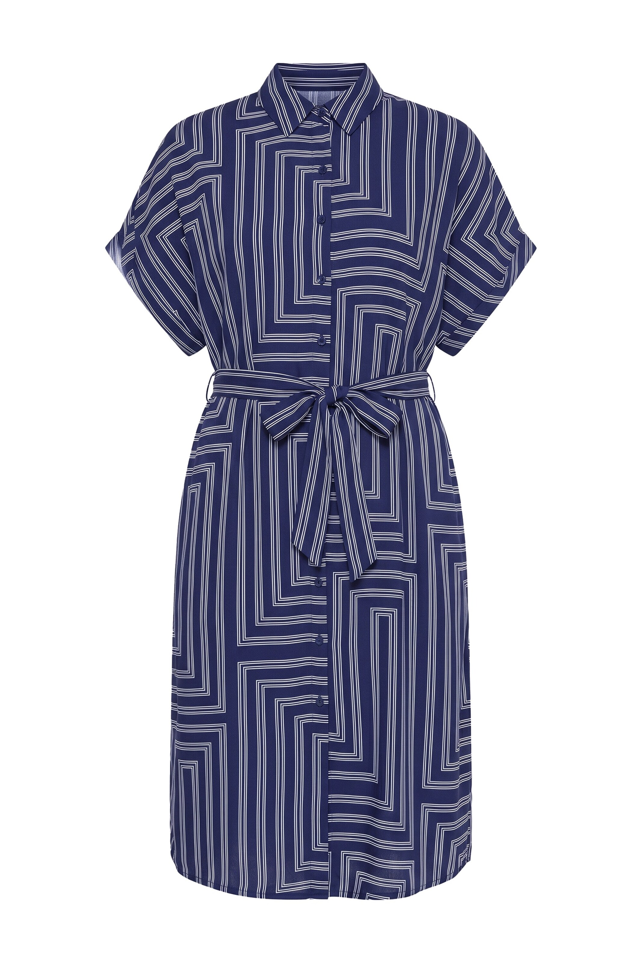 Studio Untold Dress in Blue: front