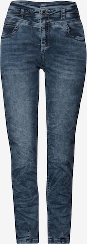 Coupe slim Jean STREET ONE en bleu : devant