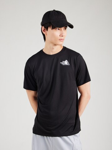 THE NORTH FACE Funktionsshirt in Schwarz: Vorderseite