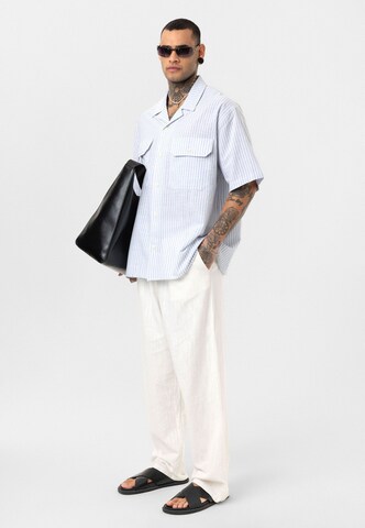 Dandalo Comfort fit Button Up Shirt 'Rik' in Blue