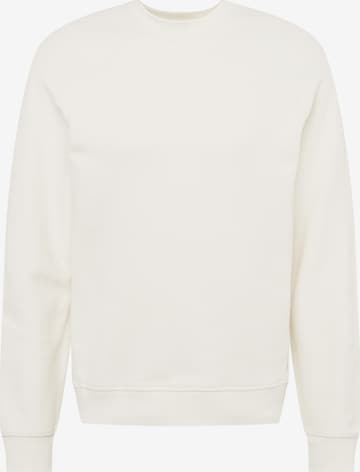 TOM TAILOR DENIM Sweatshirt in Beige: front