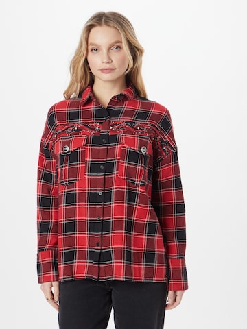 River Island Blouse in Red: front