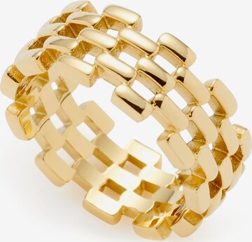 LEONARDO Ring in Gold: front